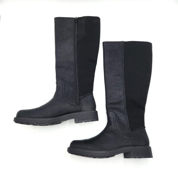 Clarks Women Black Leather Opal Glow Classic Casual Riding Boots Size US 9.5M - Picture 5 of 7